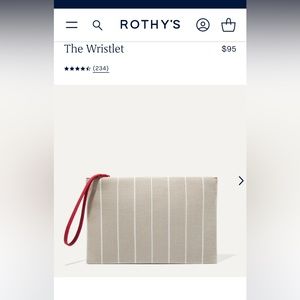 New Rothys wristlet in open box
